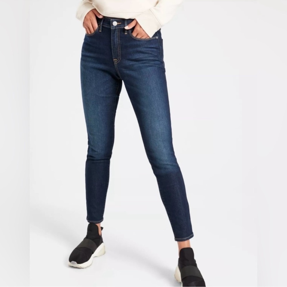 NWT Athleta Midnight Jeans Sculptek SZ 4 Athleisure Bondcon